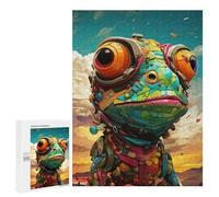 500 PCS Puzzle for Adults Steampunk Chameleon Art Print-2 Puzzle For Teenagerss Improve Memory Fun Activities at Home Stress Reduction Gifts 500 PCS