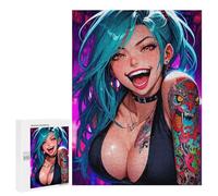 500 PCS Puzzle for Adults Tattoo Girl Puzzle For Teenagers Improve Memory Every Piece Is Unique - Learning Educational Toys 500 PCS