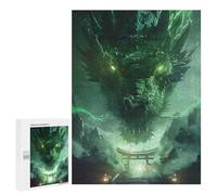 500 PCS Puzzle For Adults Torii Gate Dragon Legend Jigsaw for Adults Relax Games Staycation Kill Time Deal As Gifts for The Whole Family 500 PCS