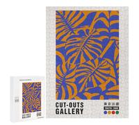 500 PCS Puzzle for Adults Tropical Monstera Leaves Puzzle For Teenagerss Improve Memory Fun Activities at Home Stress Reduction Gifts 500 PCS