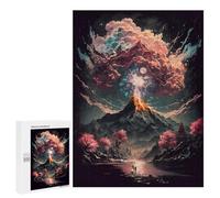 500 PCS Puzzle For Adults Volcanic Aurora Reflections Jigsaw Anti-Stress Toys Presents for Women Deal As Gifts for The Whole Family 500 PCS