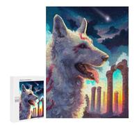 500 PCS Puzzle For Adults Wolf Star Jigsaws for Adults Relax Games Pattern Assembly Deal As Gifts for The Whole Family 500 PCS