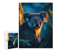 500 PCS Puzzle For Teenagers Koala in Tree at Sunset Adult Jigsaw Puzzles Stress Reliever Challenging To Complete Birthday And Unique Gifts 500 PCS