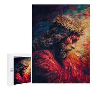 500 PCS Puzzle For Teenagers Passion of Christ Painting Adult Jigsaw Puzzles Difficult Hard Challenging To Complete Challenging Family Fun Game 500 PCS