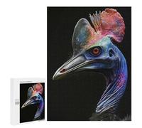 500 PCS Puzzle For Teenagerss Cassowary Puzzles for Adults Hands-on Game Pattern Assembly Unique Gifts for Birthday And Christmas 500 PCS