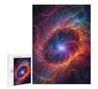 500 PCS Puzzle For Teenagerss Cosmic Whirlpool Puzzles for Adults Hands-on Game Pattern Assembly Unique Gifts for Birthday And Christmas 500 PCS