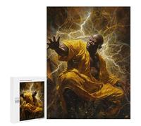 500 PCS Puzzle For Teenagerss Electricity Master in Yellow Robe Adult Jigsaw Puzzle Toy Wall Decor Hand Speed Race Unique Gifts for Birthday And Christmas 500 PCS
