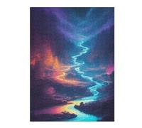 500 PCS Puzzle For Teenagerss Enchanted River Landscape Jigsaw for Adults Brain Teaser Game Analysis And Logic Difficult And Challenge 500 PCS