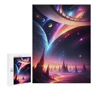 500 PCS Puzzle For Teenagerss Galactic Dreamscape -30 Adult Jigsaw Puzzle Toy Wall Decor Hand Speed Race Unique Gifts for Birthday And Christmas 500 PCS