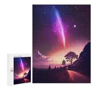 500 PCS Puzzle For Teenagerss Galaxy Train Landscape Jigsaw for Adults Anti-Stress Toys Analysis And Logic Parent-child Interaction 500 PCS