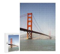 500 PCS Puzzle For Teenagerss Golden Gate Bridge Puzzles for Adults Hands-on Game Pattern Assembly Unique Gifts for Birthday And Christmas 500 PCS