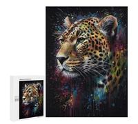 500 PCS Puzzle For Teenagerss Jaguar Painting Puzzles for Adults Hands-on Game Pattern Assembly Unique Gifts for Birthday And Christmas 500 PCS