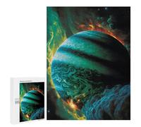 500 PCS Puzzle For Teenagerss Planetary Aurora Celestial Dance of Lights Adult Jigsaw Puzzle Toy Wall Decor Hand Speed Race Unique Gifts for Birthday And Christmas 500 PCS