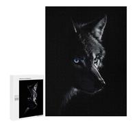 500 PCS Puzzle For Teenagerss Wolf in The Dark Puzzles for Adults DIY Toys But Fun And Humorous Unique Gifts for Birthday And Christmas 500 PCS