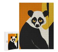500 PCS Puzzles for Adults Black And White Lemur Jigsaws for Adults Relax Games Presents for Women Birthday And Unique Gifts 500 PCS