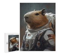 500 PCS Puzzles for Adults Capybara Astronaut Painting Jigsaws for Adults Relax Games Presents for Women Birthday And Unique Gifts 500 PCS