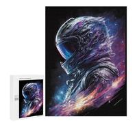500 PCS Puzzles for Adults Cosmic Astronaut Art Print Puzzle For Teenagerss Hand Speed Race Train Your Brain And Hands Addictive Toys to Cultivate Patience 500 PCS