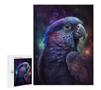 500 PCS Puzzles for Adults Cosmic Parrot Art Print-5 Puzzle For Teenagerss Hand Speed Race Train Your Brain And Hands Addictive Toys to Cultivate Patience 500 PCS
