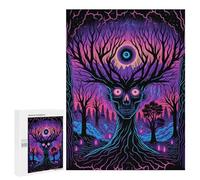 500 PCS Puzzles for Adults Dark Vision Jigsaws for Adults Relax Games Presents for Women Birthday And Unique Gifts 500 PCS