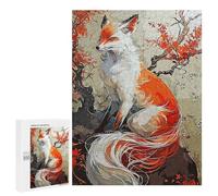 500 PCS Puzzles for Adults Fox Mystic Art Puzzle For Teenagerss Hand Speed Race Train Your Brain And Hands Addictive Toys to Cultivate Patience 500 PCS