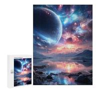 500 PCS Puzzles for Adults Galactic Reflections Celestial Landscape Puzzle For Teenagers Birthday Present Difficult And Challenge Unique Birthday And Xmas Gifts 500 PCS