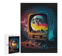 500 PCS Puzzles for Adults Galactic Television Dreamscape Jigsaws for Adults Relaxing Games Presents for Women Unique Gifts for Birthday And Christmas 500 PCS