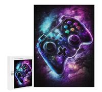 500 PCS Puzzles for Adults Glowing Cosmic Game Controller-2 Puzzle For Teenagerss Hand Speed Race Train Your Brain And Hands Addictive Toys to Cultivate Patience 500 PCS