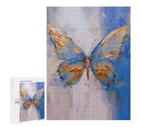 500 PCS Puzzles for Adults Golden Butterfly Puzzle For Teenagerss Hand Speed Race Train Your Brain And Hands Addictive Toys to Cultivate Patience 500 PCS