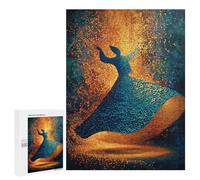 500 PCS Puzzles for Adults Golden Dance of Light Jigsaw Puzzles for Adults Improve Memory Help The Brain Exercise Gifts for Friends And Family 500 PCS