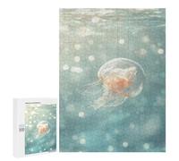 500 PCS Puzzles for Adults Jellyfish Underwater Adult Jigsaw Family Games Precision Cutting Unique Gifts for Birthday And Christmas 500 PCS