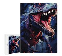 500 PCS Puzzles for Adults Jurassic Terror T-Rex Artwork Puzzle For Teenagers Birthday Present Difficult And Challenge Unique Birthday And Xmas Gifts 500 PCS
