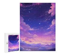 500 PCS Puzzles for Adults Magical Twilight Sky Puzzle For Teenagerss Hand Speed Race Train Your Brain And Hands Addictive Toys to Cultivate Patience 500 PCS