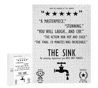 500 PCS Puzzles for Adults MASTERPIECE SINK Funny Jigsaws for Adults Relax Games Presents for Women Birthday And Unique Gifts 500 PCS