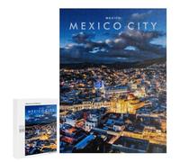 500 PCS Puzzles for Adults Mexico City Lights Jigsaws for Adults Relaxing Games Presents for Women Unique Gifts for Birthday And Christmas 500 PCS