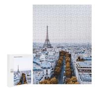 500 PCS Puzzles for Adults Paris Skyline with Eiffel Tower Adult Jigsaw Family Games Precision Cutting Unique Gifts for Birthday And Christmas 500 PCS