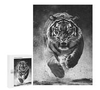 500 PCS Puzzles for Adults Powerful Tiger Running Puzzle For Teenagers Birthday Present Difficult And Challenge Unique Birthday And Xmas Gifts 500 PCS