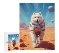 500 PCS Puzzles for Adults Samoyed Mars Adult Jigsaw Family Games Precision Cutting Unique Gifts for Birthday And Christmas 500 PCS