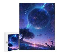 500 PCS Puzzles for Teenagers Galactic Serenity Landscape Jigsaw Puzzles for Teenagers Staycation Kill Time Help The Brain Exercise Family Fun & Game Night 500 PCS
