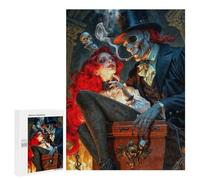 `500 PCS Puzzles for Teenagerss Baron Samedi And Maman Brigitte Puzzles for Adults Family Games Difficult Challenge Help The Brain Exercise 500 PCS