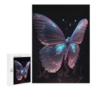 500 PCS Puzzles for Teenagerss Glowing Butterfly Artwork-21 Puzzle for Adults Fun Games Staycation Kill Time Help The Brain Exercise 500 PCS