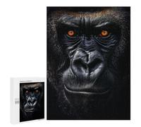 500 PCS Puzzles for Teenagerss Gorilla Ape Portrait Puzzle for Adults Fun Games Staycation Kill Time Help The Brain Exercise 500 PCS