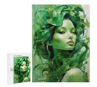 500 PCS Puzzles for Teenagerss Green Goddess Puzzle for Adults Fun Games Staycation Kill Time Help The Brain Exercise 500 PCS