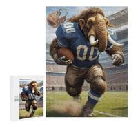500 PCS Puzzles for Teenagerss Gridiron Mammoth Football Puzzle for Adults Fun Games Staycation Kill Time Help The Brain Exercise 500 PCS