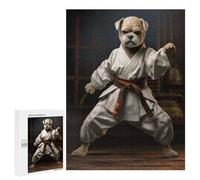 500 PCS Puzzles for Teenagerss Karate Dog Puzzle for Adults Fun Games Staycation Kill Time Help The Brain Exercise 500 PCS