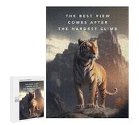 500 PCS Puzzles for Teenagerss Mountain Tiger Majesty Puzzle for Adults Fun Games Staycation Kill Time Help The Brain Exercise 500 PCS