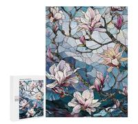 500 PCS Puzzles for Teenagerss Serene Magnolias Puzzle for Adults Fun Games Staycation Kill Time Help The Brain Exercise 500 PCS