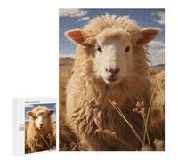 500 PCS Puzzles for Teenagerss Sheep Cute Animal Nature Puzzle for Adults Fun Games Staycation Kill Time Help The Brain Exercise 500 PCS