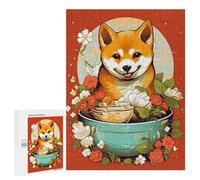 `500 PCS Puzzles for Teenagerss Shiba Ramen Ruby Puzzles for Adults Family Games Difficult Challenge Help The Brain Exercise 500 PCS