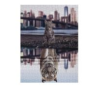 500 PCS Puzzles for Teenagerss Tiger Success Mindset Jigsaw Puzzle Brain Teaser Game Presents for Women Deal As Gifts for The Whole Family 500 PCS