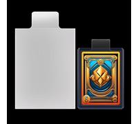 500 Pcs/Set Tabbed Card Sleeves Card Holders with Pull Tab 2.5 x 3.5 Inch Sleeves for MTG,PTCG,TCG,for Grading Submission,Top Loaders and Card Savers,Acid Free&PVC Free, Ultra Clear.